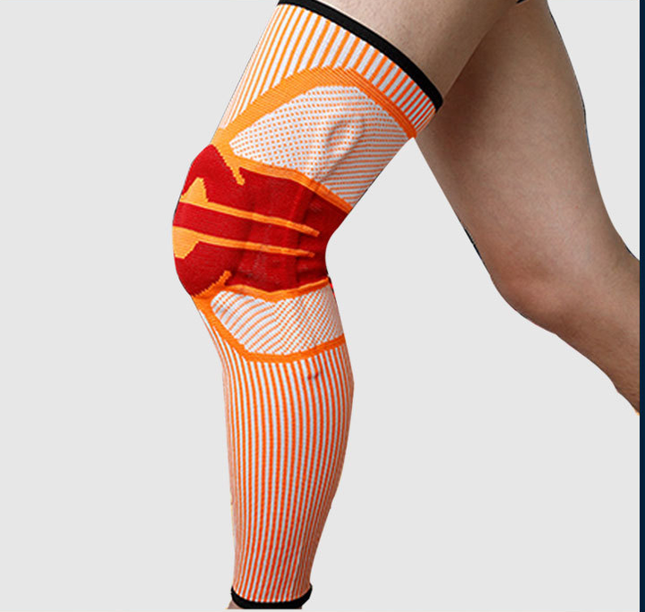 High Elastic 3D Knitting Gradient Decompression Knee Pads Larger Silica Gel Knee Sleeves Patella Protector for Sports Factory Authorized Wholesale Sourcing