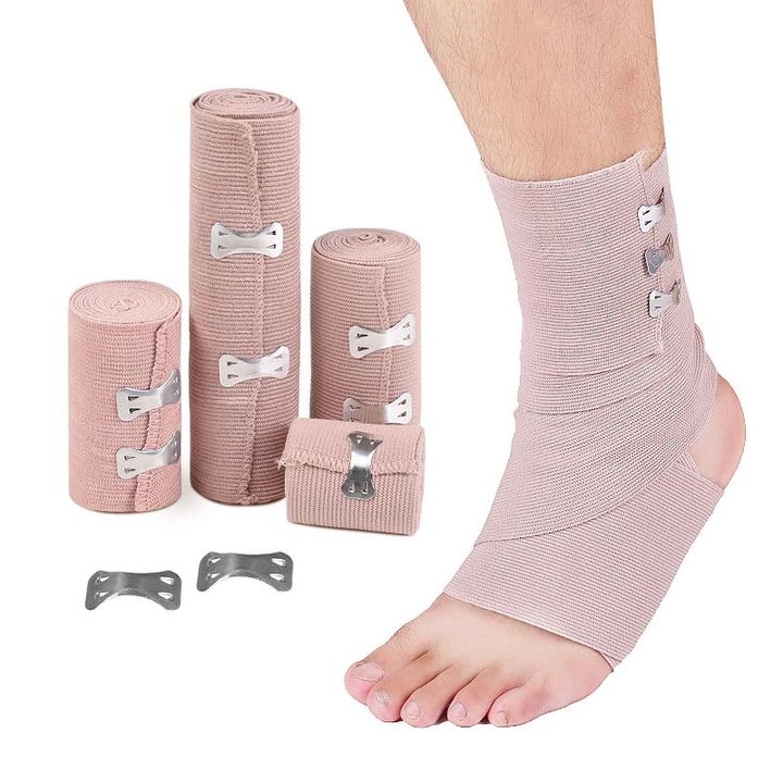High Elastic Bandage Sports Sprain Treatment Outdoor Wound Dressing Emergency Muscle Tape for First Aid Kits Protect Bulk Manufacturing Processing