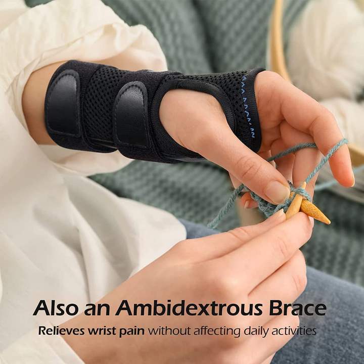 High Quality Breathable Elastic Neoprene Wrist Brace Carpal Tunnel Adjustable Wrist Fracture Brace China Supplier B2B