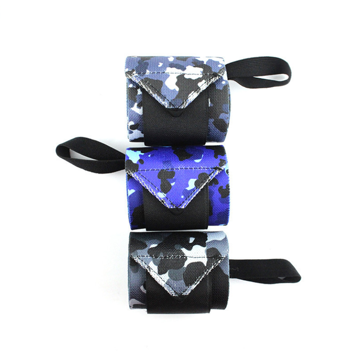 High Quality Camo Wrist Wraps Manufacturer weight lifting wrist straps Factory to Consumer Operations