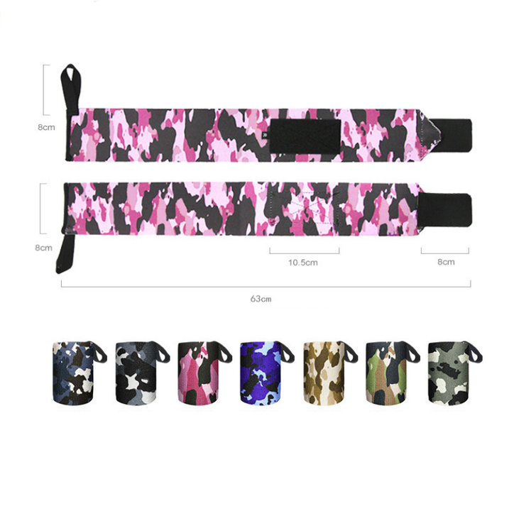 High Quality Camo Wrist Wraps Manufacturer weight lifting wrist straps Factory to Consumer Operations
