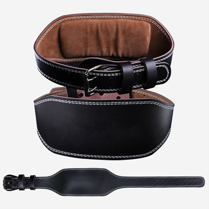 High Quality Heavy Duty PU Leather Weight Lifting Belt For Men And Women fitness