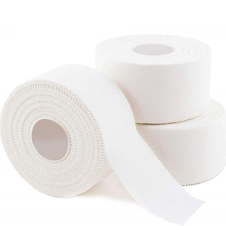 High Quality waterproof white cotton rigid strapping sports Bandage tape for sports support Wholesale Trade Supplier
