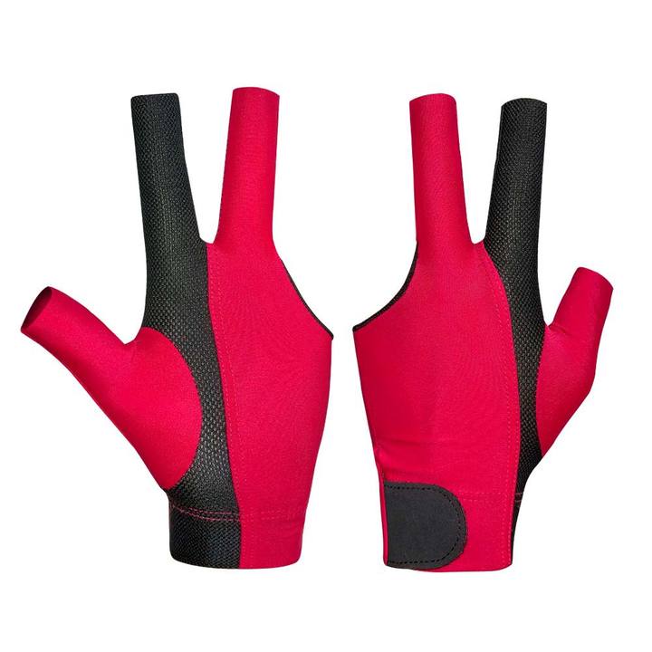 High elasticity anti slip wear-resistant breathable three finger leakage billiards gloves high-end table Ball gloves