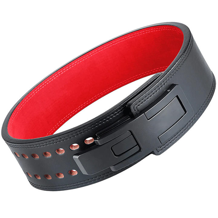 High quality Genuine cowhide belt  Gym Fitness Heavy Duty Leather Weight Lifting Belt for Men Women Powerlifting China Industrial Supplier