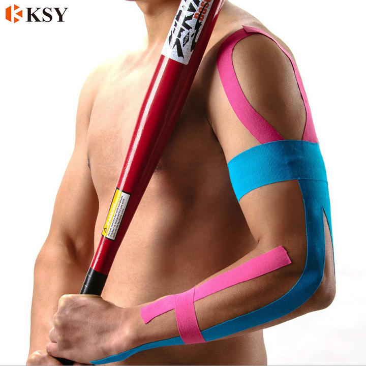 High quality Kinesiology tape muscle stick elastic sports tape waterproof bandage multi-size multi-color Mass Market Wholesale