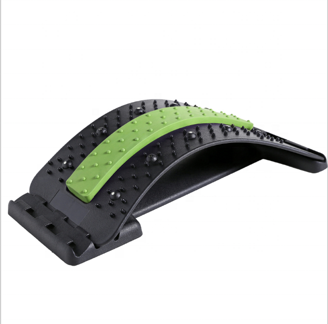 High quality Orthopedic Back Lumbar Support Spine back cracker Acupuncture magnetic therapy Massager Lower Back Stretcher Discounted Bulk Pricing