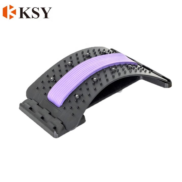 High quality Orthopedic Back Lumbar Support Spine back cracker Acupuncture magnetic therapy Massager Lower Back Stretcher Discounted Bulk Pricing