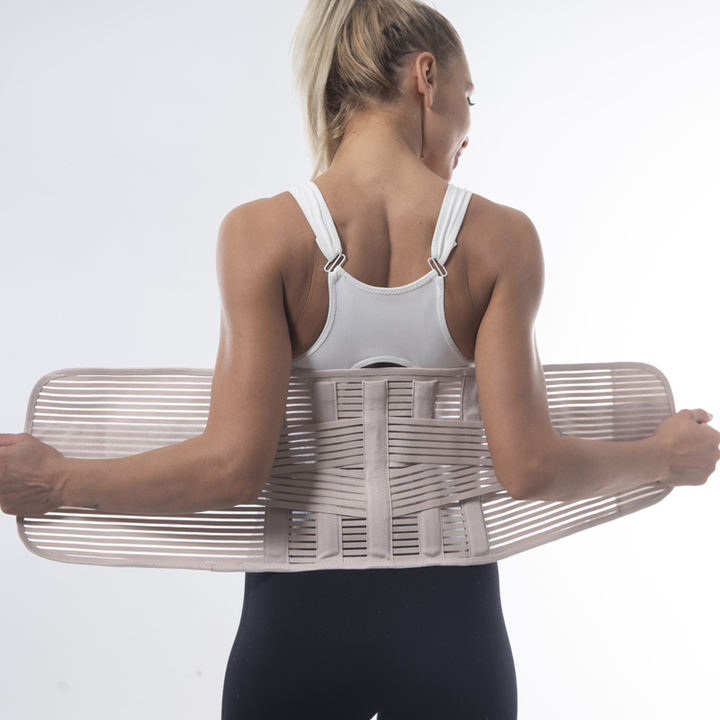 High widely  breathable back straightening  lumbar back support belt for protecting back support Mass Market Wholesale Customization