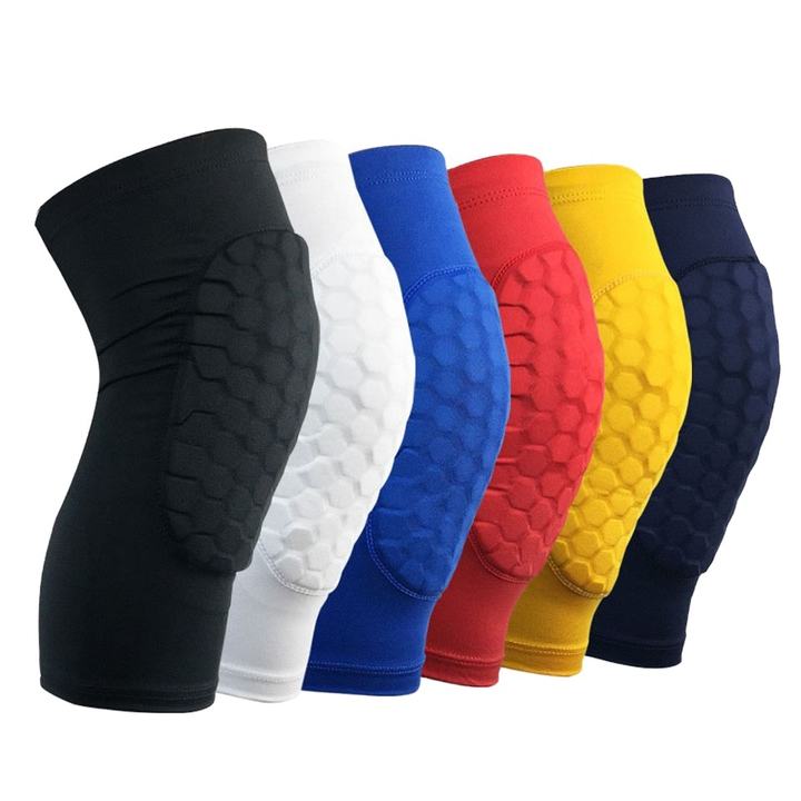 Honeycomb Football Leg Strap Brace Support Pads Calf Compression Sleeve Soccer Shin Guard Direct Trade Wholesale