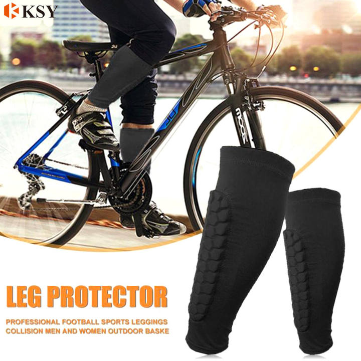 Honeycomb Shin Guard Professional Sports Football Shields Soccer Legging Shinguards Leg Sleeves Protective Gear Wholesale Distribution Distributor