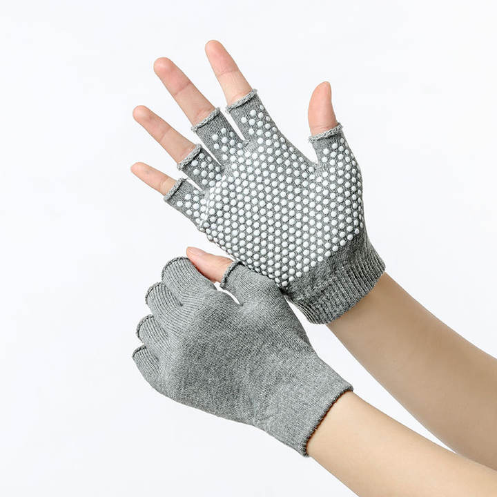 Hot Sale Air Yoga Gloves Women Gym Fitness Non Slip Training Workout Bodybuilding Pilates Sports Half Finger Hand Protector Rapid Production Solutions