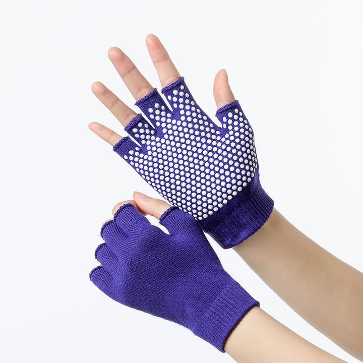 Hot Sale Air Yoga Gloves Women Gym Fitness Non Slip Training Workout Bodybuilding Pilates Sports Half Finger Hand Protector Rapid Production Solutions
