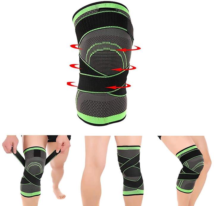 Hot Sale High Quality Sports Wrap Knee Pad Mountaineering Running Basketball Fitness Cycling Protective Knee Pad