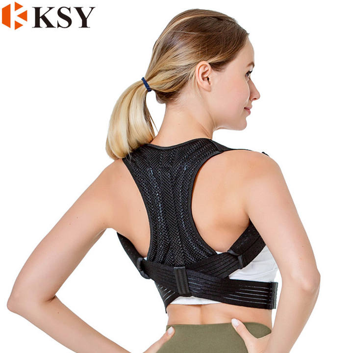 Hot Sale Posture Corrector Back Posture Brace Clavicle Support Stop Slouching and Hunching Adjustable Back Trainer Unisex China Factory Direct Production
