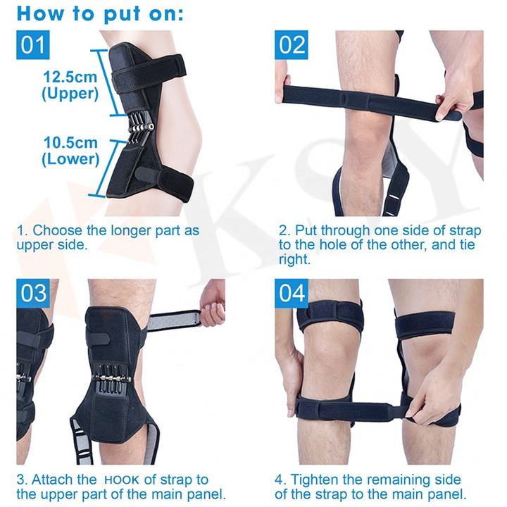 Hot Sales Adjustable Knee Joint Support Booster Patella Booster Knee Stabilizer OEM Wholesale