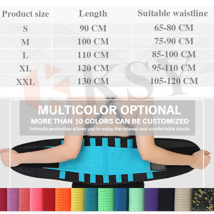 Hot Selling Neoprene Adjustable Working Lumbar Protector Waist Support Belt Factory to Consumer Hub
