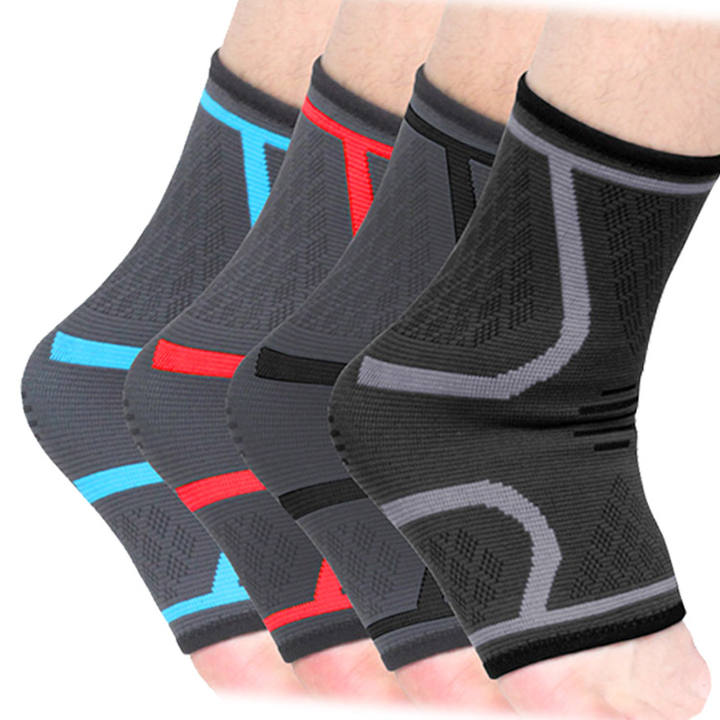 Hot sale 3D Compression Nylon Ankle Support Protector Football Basketball Ankle Brace Protective tobillera deportiva