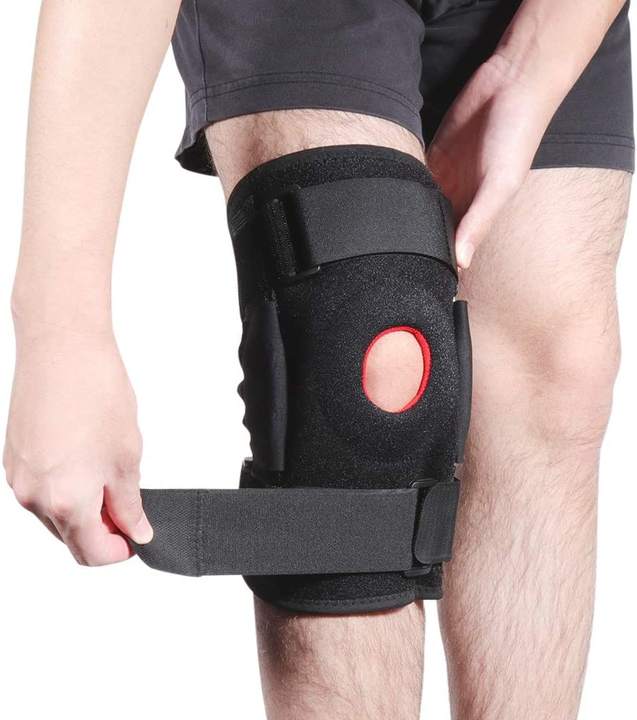 Hot sale Breathable Folding Plate Ssteoarthritis Orthopedic Hinged Knee Brace Support Mass Market Wholesale Customization