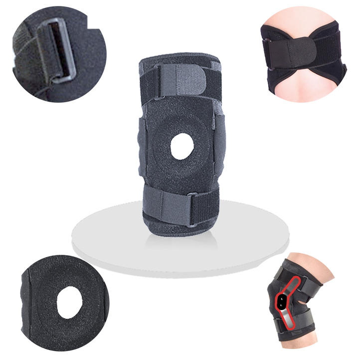 Hot sale Breathable Folding Plate Ssteoarthritis Orthopedic Hinged Knee Brace Support Mass Market Wholesale Customization