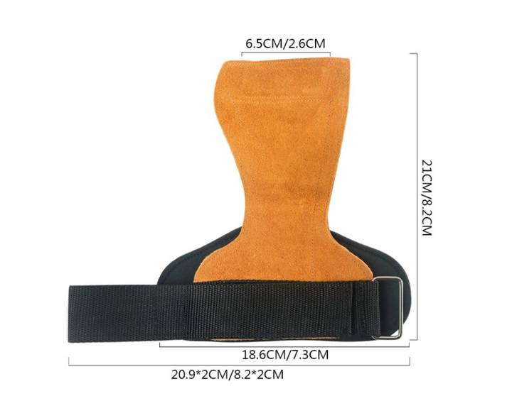Hot sale Cowhide Wrist Brace Weight Lifting Straps Palm Pad Guard Gym Fitness Palm Protector For Exercise Factory Direct Sales