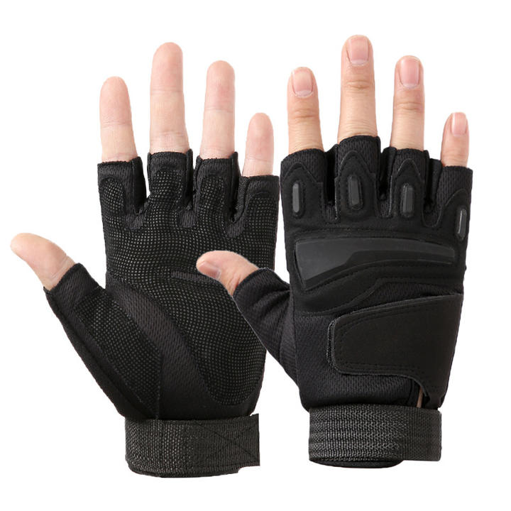 Hot sale Half Finger Men's Gloves Outdoor Gloves Sports Shooting Hunting  Motorcycle Cycling Gloves