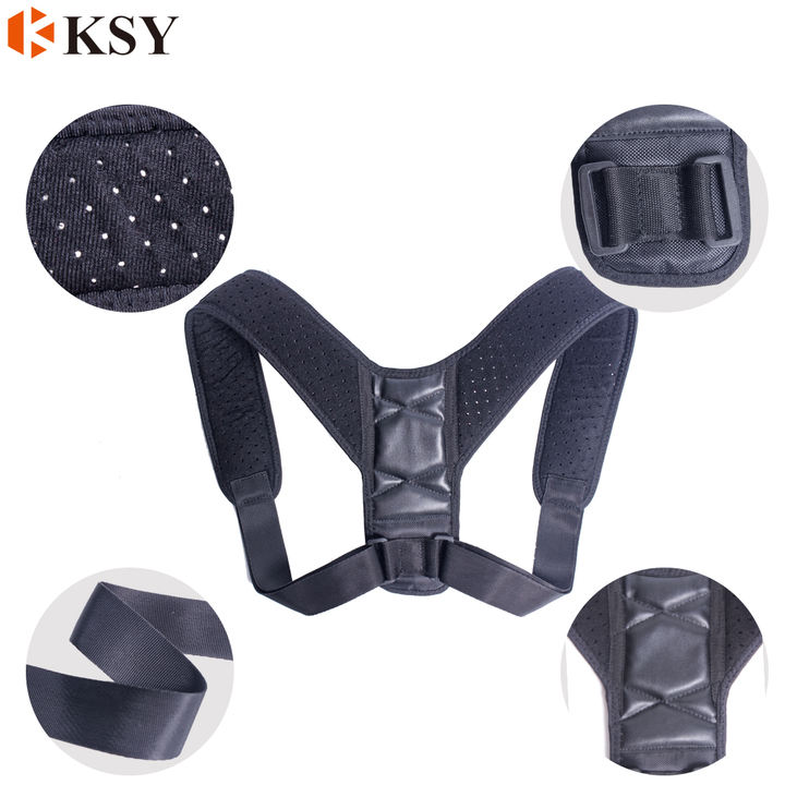 Hot sale adjustable back support belt adult male and female Posture Correction anti-hump back posture corrector belt Production Wholesale Operations