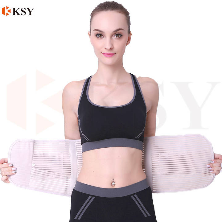 Hot sale breathable and elastic  waist support  and lower brace belt  for sports Gym