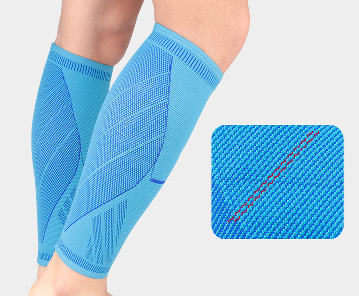 Hot selling 3D knitted breathable football soccer kick boxing soft shin guards sleeve