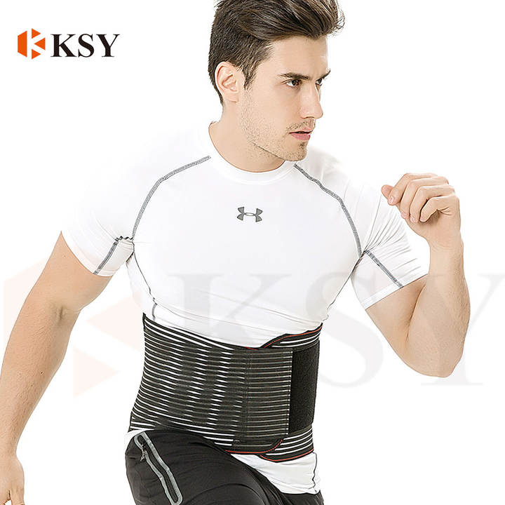 Hot selling Adjustable fish Waist Protection Wrap Band Back Lumbar Support Brace Waist Trainer Belt