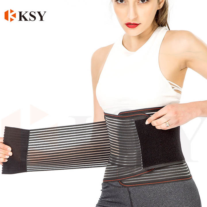 Hot selling Adjustable fish Waist Protection Wrap Band Back Lumbar Support Brace Waist Trainer Belt