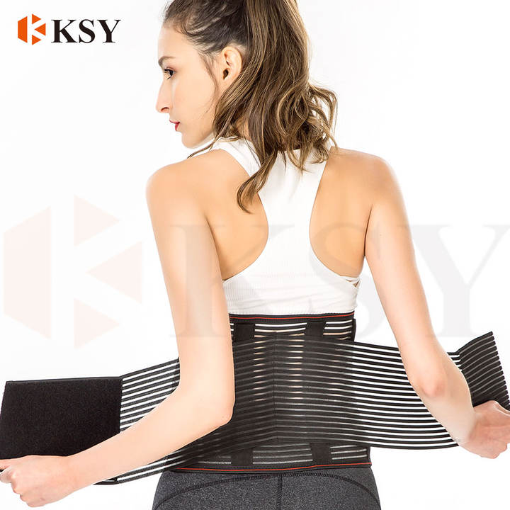 Hot selling Adjustable fish Waist Protection Wrap Band Back Lumbar Support Brace Waist Trainer Belt