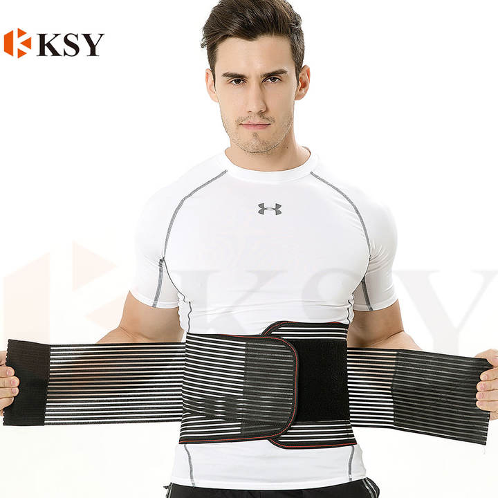 Hot selling Adjustable fish Waist Protection Wrap Band Back Lumbar Support Brace Waist Trainer Belt