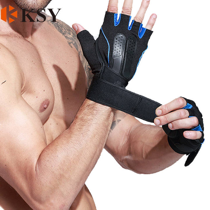 Hot selling Half Finger Exercise Gloves Weight Lifting Non-Slip neoprene Training Gloves cycling gloves Manufacturer and Supplier Excellence