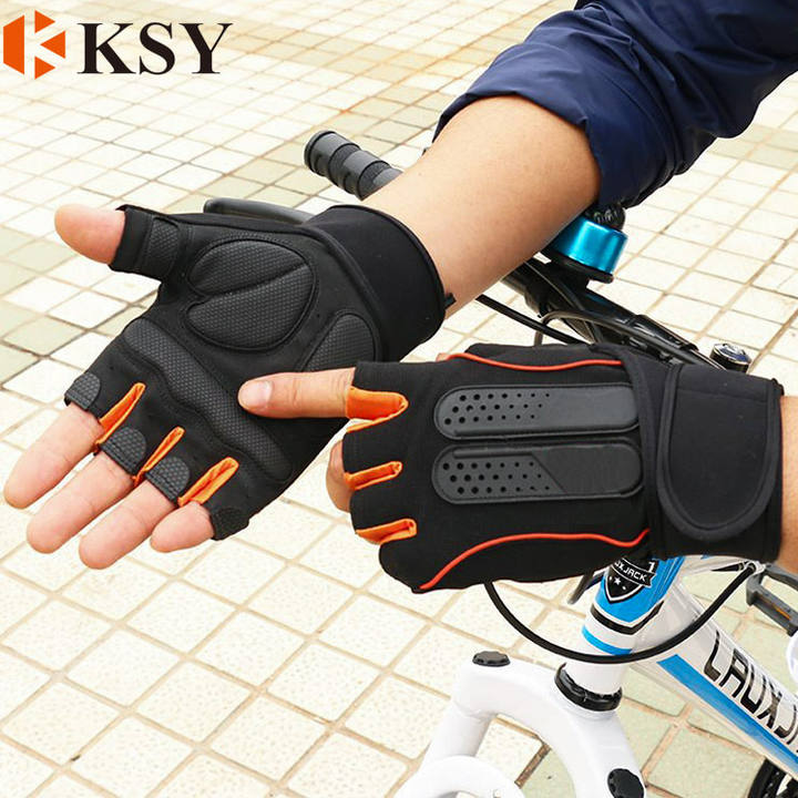 Hot selling Half Finger Exercise Gloves Weight Lifting Non-Slip neoprene Training Gloves cycling gloves Manufacturer and Supplier Excellence