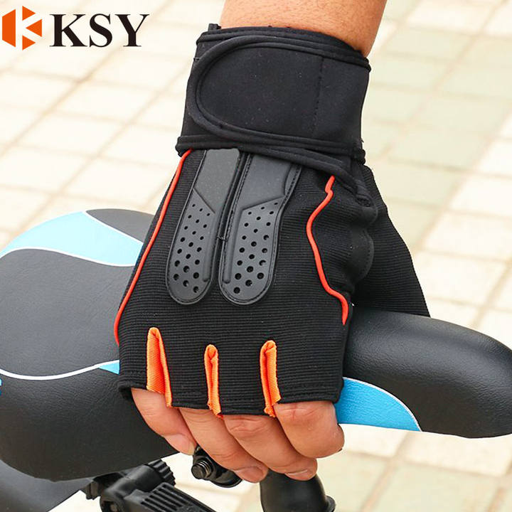 Hot selling Half Finger Exercise Gloves Weight Lifting Non-Slip neoprene Training Gloves cycling gloves Manufacturer and Supplier Excellence