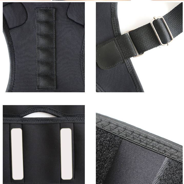 Hotsale neoprene Magnetic Lumbar support Belt Adjustable Posture Corrector Back Brace for men and women