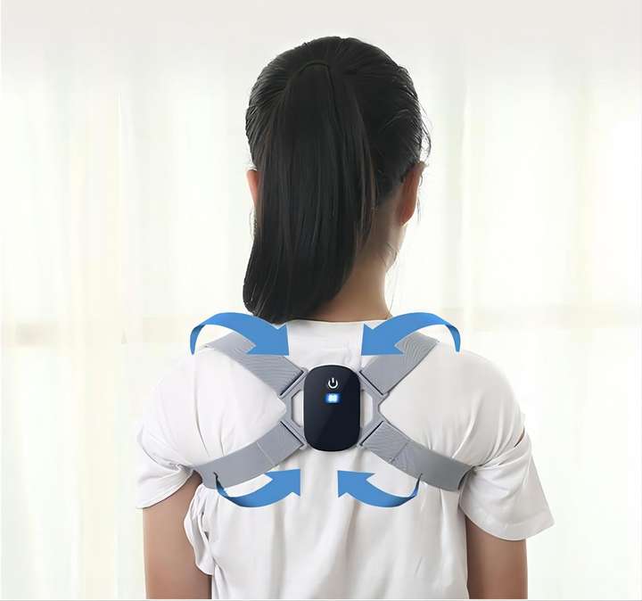 Intelligent Posture Corrector Back Posture Trainer Clavicle Spine Shoulder Correction Smart Tips Adjustable Length Back Support Large Order Wholesale Export