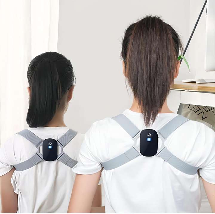Intelligent Posture Corrector Back Posture Trainer Clavicle Spine Shoulder Correction Smart Tips Adjustable Length Back Support Large Order Wholesale Export