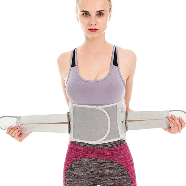 KSY Compression Pain Relief Double Pull Lumbar Brace Lower Waist Support Belt