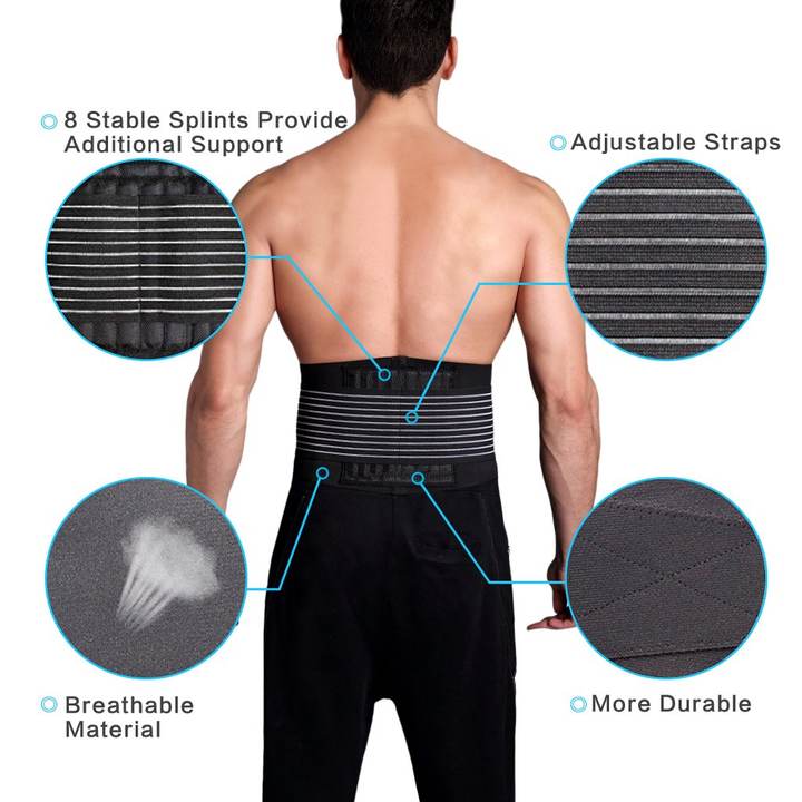 KSY Electric Waist Belt Men's Waist Support Belt Sport Fitness Medical Neoprene Tummy Waist Trimmer Slimming Belt Affordable Factory Pricing Partners