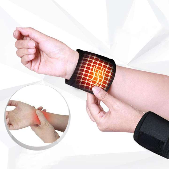 KSY High Quality Medical Tourmaline Self-heating Wrist brace Wrist Support Heated Wrist Wrap