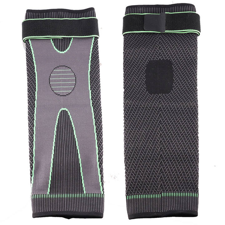 KSY Lengthen Stripe Sports Knee Protector Pads Non Slip Bandage Leg Support Leggings Long Knee Pads Knee Warm Sleeve Custom Factory Production Trade