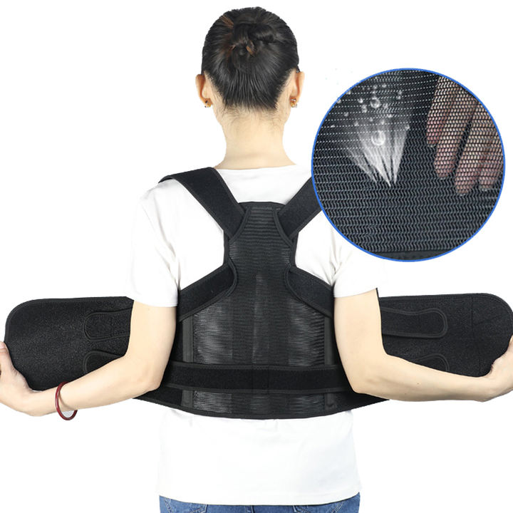 KSY Newest Straight Back Posture Corrector Shoulder Lumbar Brace Spine Support Belt Adjustable Corset Correction Body Improve