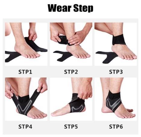 KSY Sport Ankle Support Elastic High Protect Sports Ankle Equipment Safety Running Basketball Ankle Brace Support Wholesale Manufacturer Supply