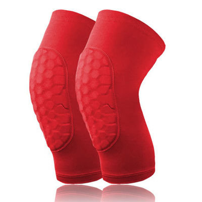 KSY Top Selling Breathable Honeycomb Anti Collision Compression Knee Sleeve Pads Support