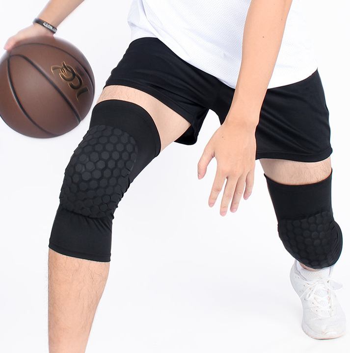 KSY Top Selling Breathable Honeycomb Anti Collision Compression Knee Sleeve Pads Support