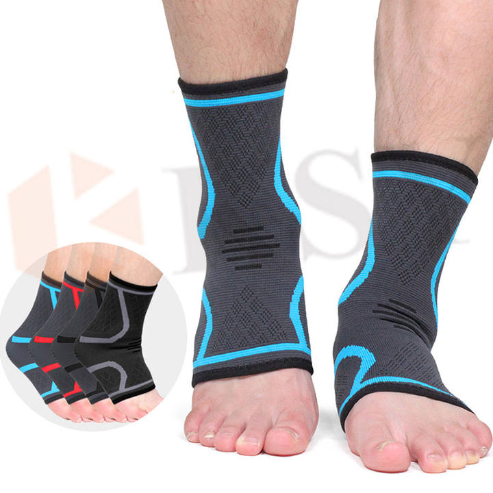 KSY high elastic compression support sleeve for injury prevention ankle brace