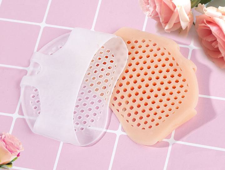 KSY hot sale Gel Pain Relief Cushioning Honeycomb Forefoot Pad Insole Export-Oriented Factory Wholesale