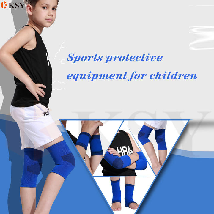 Kids Sports Knee Pads Protector Knee pad Guard Children Fitness Gym Safety Four Pcs in One Set